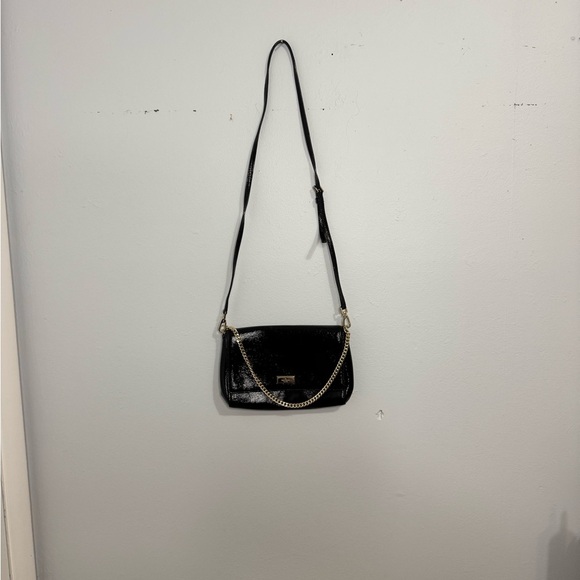 Kate Spade Black Crossbody Bag with Gold Chain - Picture 2 of 3
